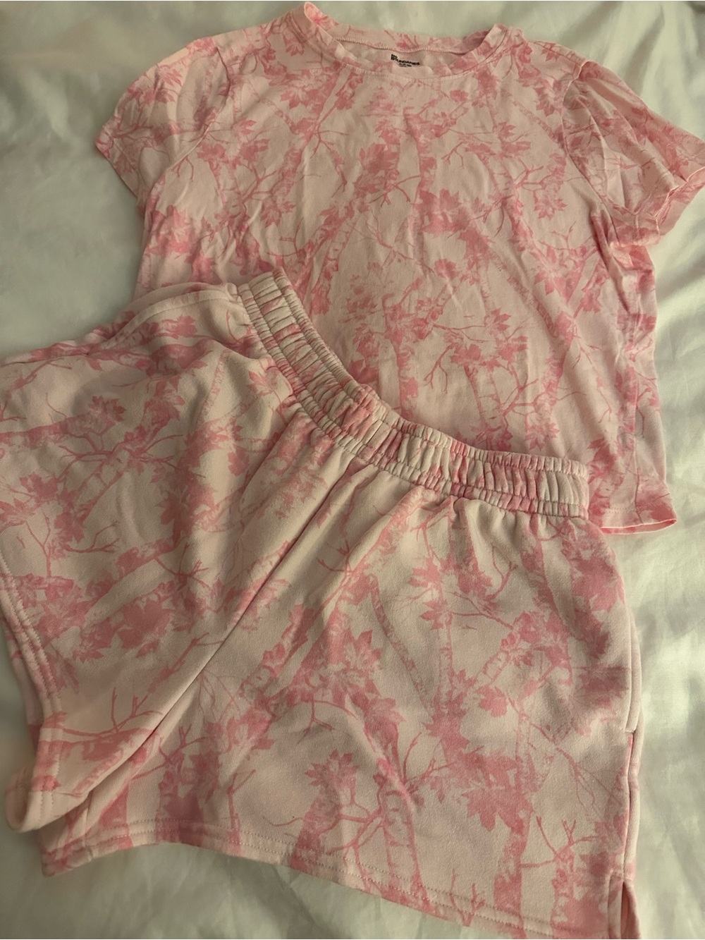 No Boundaries Pink Camo Jammie Set